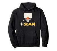 Muslim Basketball Kids I-Slam Pun Proud Islam Hoop Dunk Pullover Hoodie