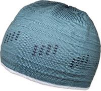 Muslim Beanie Skull Cap AMN-225B3 Islam Breathable Prayer Kufi Hat Crochet Taqiyah Takke Eid Ramadan Gift, Aqua, One size