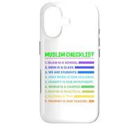 Muslim Checklist Islam Deen Holy Book Charity Prayer Fasting Case for iPhone 17