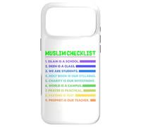 Muslim Checklist Islam Deen Holy Book Charity Prayer Fasting Case for iPhone 17 Pro Max