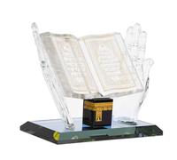 Muslim Crystal Collectible Figurines, Muslim Crystal Ornament, Islamic Building Handicrafts Souvenirs Muslim Crystal Decorative Model Car Decor