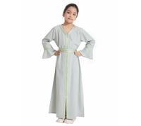 Muslim Girls Abaya Prayer Long Maxi Dress Turkey Kaftan Robe Dubai Morocco Eid Party Ramadan Holiday Gown Caftan Thobe