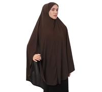 Muslim Half-body Cover Hijab Islamic Women Big Prayer Headscarf Fashion Arab Solid Color Head Wrap Scarf Malaysian Long Scarf Shawl Hijab