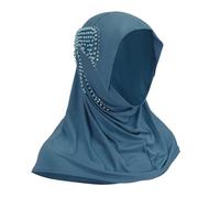 Muslim Hijab for Women, Full Cover Turban Islamic Instant Headscarf Ladies One Piece Arab Head Wrap Scarves Ramadan Eid Prayer Dress Beanie Turban Bandana Hat Islam Middle East Head Wear