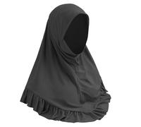 Muslim Hijab for Women, Full Cover Turban Islamic Instant Headscarf Ladies One Piece Arab Head Wrap Scarves Ramadan Eid Prayer Dress Beanie Turban Bandana Hat Islam Middle East Head Wear