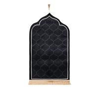 Muslim Prayer Mat Velvet Prayer Rug Women Thick Soft Turkish Janamaz Sajada Prayer Carpet Padded Prayer Mat Great Ramadan Gifts Portable Mihrab Taffeta Ottoman Prayer Mat Cushion for Adult Kids