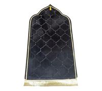 Muslim Prayer Rug Soft Velvet Janamaz Sajada Portable Turkish Prayer Mat for Men & Women Solid Color for Ramadan & Daily Worship
