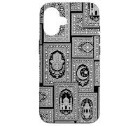 Muslim Symbol Vintage Islamic Persian Rug Pattern Case for iPhone 16