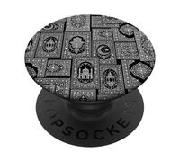 Muslim Symbol Vintage Islamic Persian Rug Pattern PopSockets Adhesive PopGrip