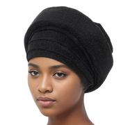 Muslims Prayer Hat Cotton Warm Solid Casual Fashion Men's Religious for Celebrations Skin Friendly Headwear Black