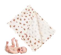 Muslin Baby Blanket, Cotton Baby Blanket - Skin-Friendly Comfortable Receiving Blanket Breathable Swaddle Wrap for Girls, Kids, Boys