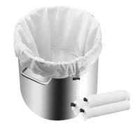 Muslin Bags,3 pcs Fine Mesh Strainer Bag for Home Brewing Hops Grains ruit Cider Apple Grape Wine Making,Press Drawstring Straining Brew in a Bag for Cooking Yogurt Coffee