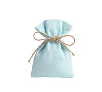 Muslin Bags 5pcs Cotton Burlap Drawstring Gift Mini Bags Jewelry Earrings Rings Organizer Pouch Wedding Favor Candy Cosmetic Bag Business(10x15cm,Rhodium Plated)