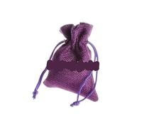 Muslin Bags 5pcs Multisize Jute Burlap Linen Drawstring Bag Christmas Halloween Gift Bags Wedding Birthday Party Candy Chocolate Packing Bag(Dark Purple,20X30CM_LINEN BAG)