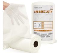Muslin Cloths for Cooking 0.9m x 33m, 1 Roll Cheese Cloth for Straining, 100% Cotton Reusable Cheese Cloths for Cooking Unbleached Cheesecloth for Straining Butter, Nut Milk, Yogurt(Grade 90)