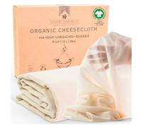Muslin Cloths for Cooking, Certified Organic Cheese Cloths for Straining, Fine Reusable (Large Cut 1.5m x 1.0m)