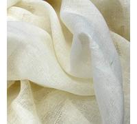 Muslin Fabric 100% Egyptian Cotton Fabric Cheese Cloth Craft Material 150cm Width Sold by Metre (1 METRE, Cream)