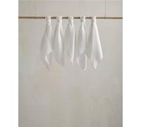 Muslin Squares White - 5 Pack White