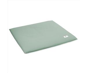 Muslin Wicker Cushion Cover, Green, Made in Germany, Oeko-Tex Standard 100, Size: 85/75 cm