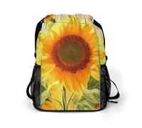 MUSM Beautiful Sunflower Drawstring Backpack，Deluxe Stylish Large-Capacity Gym Bag,Lightweight Waterproof Travel Sackpack,for Women&Men