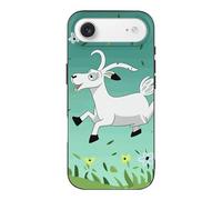 MUSM for iPhone 17 Case, Scratch Resistant Slim Phone Cover Soft TPU, Wireless Charging Compatible, Goat Frolic iPhone 17 Air Case Shockproof Flexible Protective Cases for Women Men