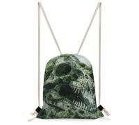 MUSM Trees And Skulls Drawstring Backpack for Women Men - 13.8"x19.7" Lightweight Cinch Bag Large Capacity Gym Drawstring Bag Aesthetic Sackpack Sports Backpack for Travel, Beach