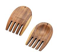 muso eood Acacia Salad Hands, Wooden Salad Tongs, 1 Pair