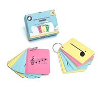 MUSO Music Flash Cards for Beginner Music Students, Improve Sightreading & Musical Theory for Piano Kids & Adults (US/Solfège), Medium