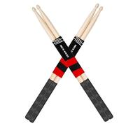 MUSO Premium Drum Sticks - Durable, High-Quality America Hickory Wood with Non-Slip Rubber Handle,Ideal for Drummers of All Levels, Perfect for Drums, Percussion and Practice - 5A, 7A, 5B (5A-2pack)
