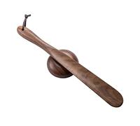 muso wood Shoe Horn 15" Long Handle for Seniors, Walnut, 15"