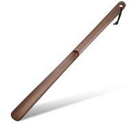 muso wood Walnut Long Handle Shoe Horn, 23.6 Inches