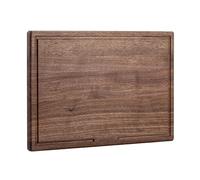 muso wood Walnut Wood Cutting Board Wooden Kitchen Chopping Board with U-Shaped Juice Groove & Handle, Heavy Duty Cutting Board for Vegetables, Meat, Fruits (16 x 11 inch)