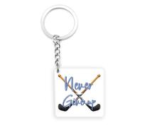 musoeica Christmas Ice Hockey Gifts Keyring, nspirational Hockey Gifts for Boys Girls Ice-Hockey Present Keychain, Golf Gift for Men Women Birthday Graduation Field-Hockey Gift