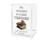 musoeica Nursery Teacher Thankyou Gifts Male Teacher Gifts, Headteacher Gifts, Music Science Maths English Chimestry Senco Autism Teacher Gift for Birthday Greeting Valentine's Day Acrylic Pen Holder