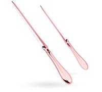 MUSROD Rose Gold Letter Opener, Envelope Opener Knife Metal Letter Opening Knife, Paul Revere Paper Cutting Knife, 9 inches (2 Pack)