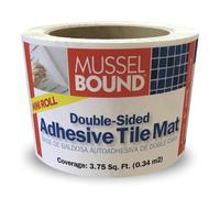 MusselBound® Adhesive Tile Mat Mini Roll - 3" x 15', Easy Installation for Small Spaces