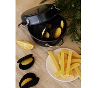 Mussels & Chips in FSC® Wood black