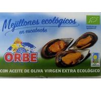 Mussels in Escabeche Sauce 40/60 ORBE - 540g Tin | Premium Spanish Marinated Mussels