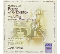 Mussorgsky - Pictures at an Exhibition, Ravel - La Valse, Stravinsky - Firebird Suite by Andr???? Cluytens