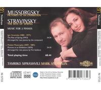 MUSSORGSKY: PICTURES AT AN EXHIBITION; STRAVINSKY: THE RITE OF SPRING NEW CD