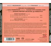 MUSSORGSKY: RUSSIAN SONGS; PICTURES AT AN EXHIBITION; STRAVINSKY: SYMPHONY OF PS