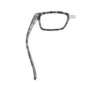 (Must Buy Both Eye) Gray Tortoise-Left Eye +0.00 Reading Glasses with Different Strength for Each Eye