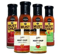 Must Chup Ketchup 4x Bottle Original - Kick - Big Kick and Bad Boy Kick and 2x Jars of Mayo 1x Chilli 1x Mayo