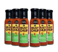 Must Chup Ketchup 6x bottle Pack Tomato Mustard Chilli Sauce Kick 6x Bottles each 260g