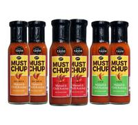 Must Chup Ketchup 6x Bottle Spicy Bundle 2x Kick - 2x Big Kick and 2x Bad Boy Kick