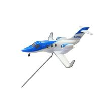 Must-have for collectors 1/144 For JET Business Jet Small Private Airliner Airplane Alloy Plane Model Classic Series Model Building Kit(Yellow)