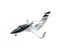 Must-have for collectors 1/144 For JET Business Jet Small Private Airliner Airplane Alloy Plane Model Classic Series Model Building Kit(Yellow)