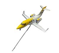Must-have for collectors 1/144 For JET Business Jet Small Private Airliner Airplane Alloy Plane Model Classic Series Model Building Kit(Yellow)