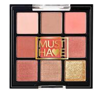Must Have Limitless Looks Eyeshadow Palette | Peach Glam, 9g | 9 Highly Pigmented Shades | Shimmer & Metallic Finish | Long-Lasting Eye Makeup | Halal Certified & Vegan