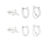Must-Have Minimalist Earrings Set: The Ultimate Collection of Dainty Stud and Hoop Earrings for Women, Simple Everyday Hypoallergenic Gift Set (gold,2 ear)